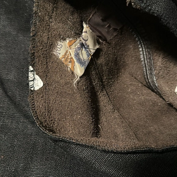 Artists and Revolutionaries Linen & Leather Jacket, Black - Picture 15 of 16